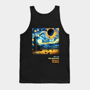 Total Solar Eclipse 2024 Texas Tank Top